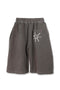Mayte × Cycle ECHO STAR WASHED HALF PANTS -BROWN- *Last1